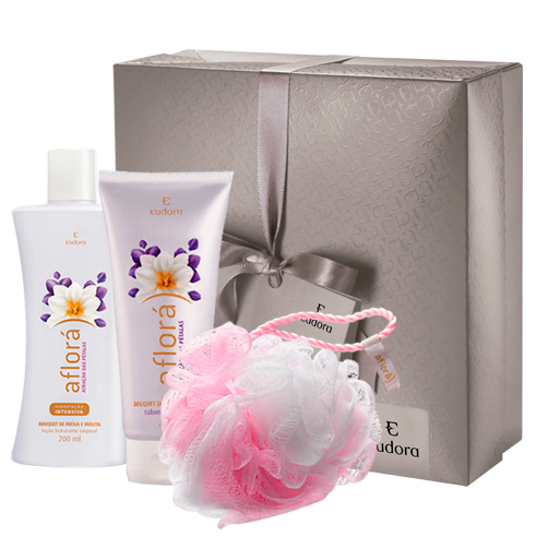 ESTOJO - BOUQUET DE FRÉSIA E VIOLETA ESPECIAL NAMORADOS