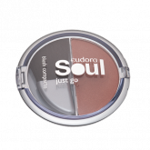 SOUL - JUST GO - BLUSH COMPACTO MARROM